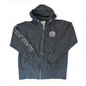 Vintage Surf Style Hoodie Zip Up Sweatshirt - Treasure Island FL - L